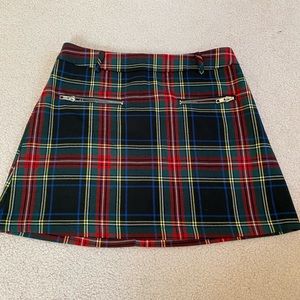 SEEK the Label plaid mini skirt